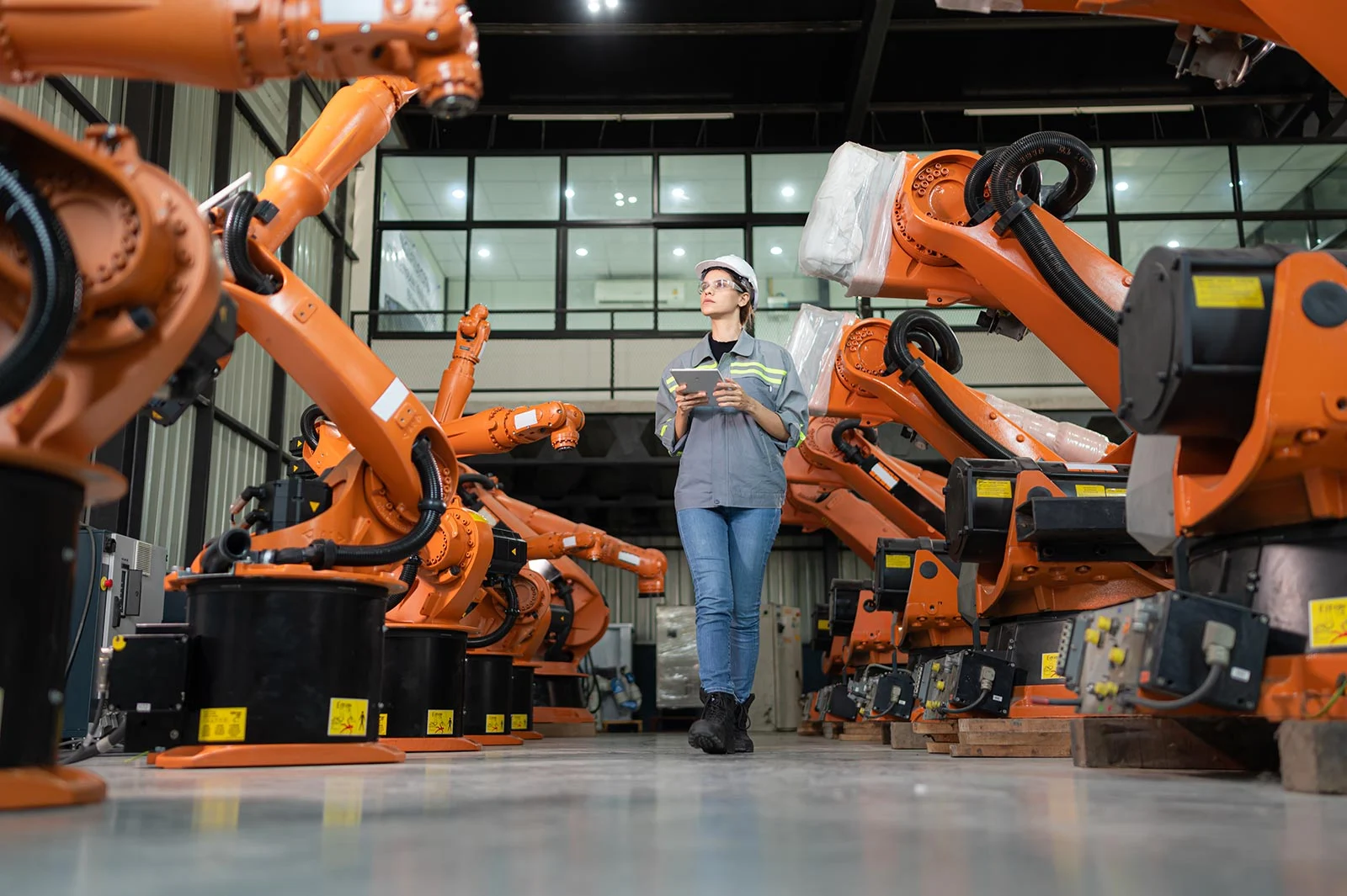 a female auditor inspected