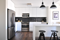 floor home cottage kitchen property living room