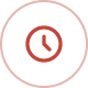a clock for working hours logo
