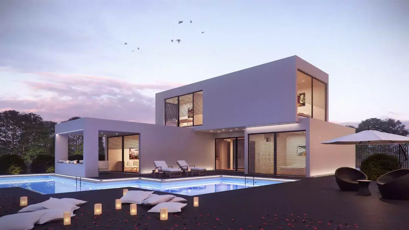 villa house building