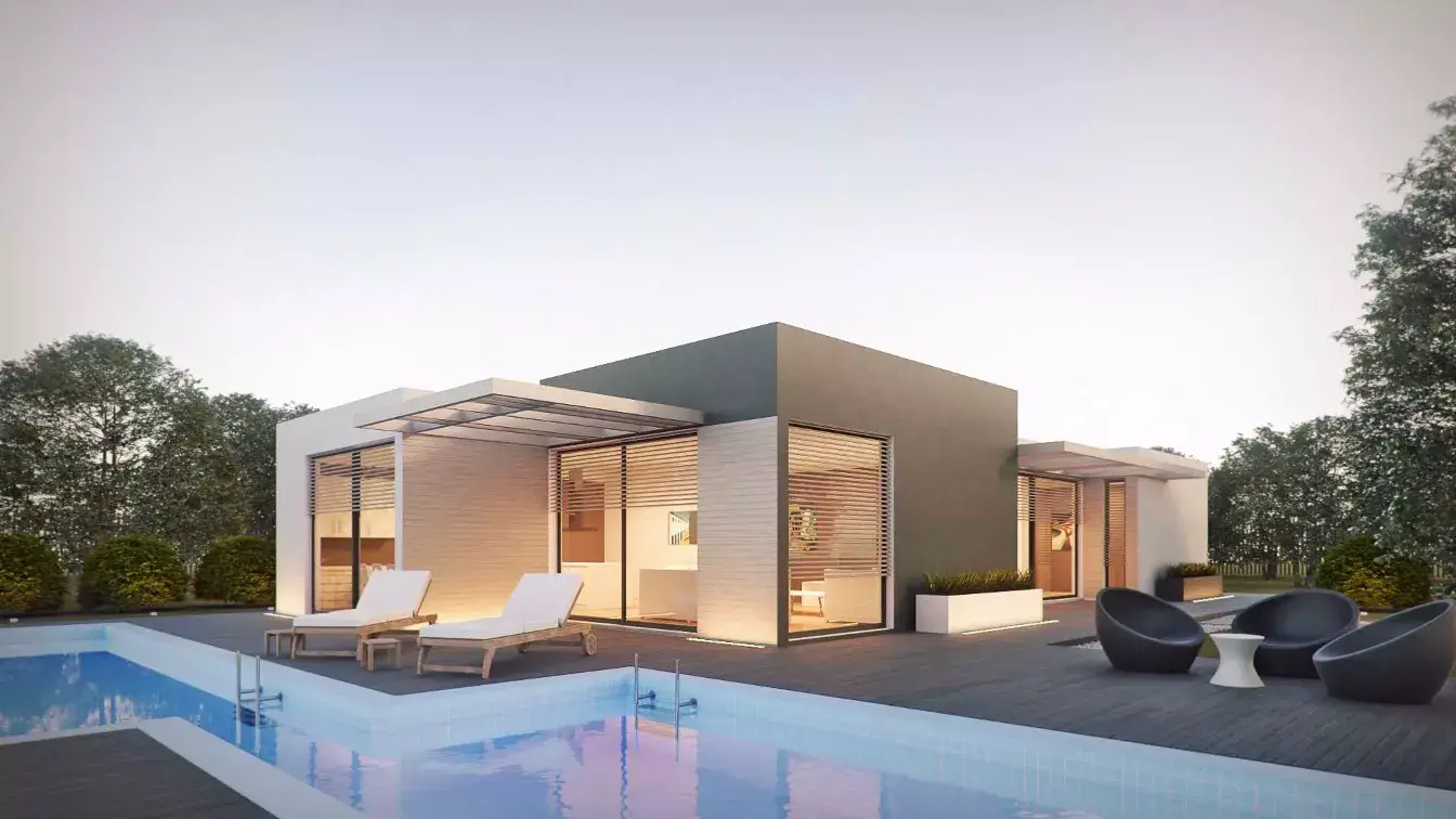 villa home pool